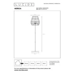 Lucide NERIDA Vloerlamp - Zwart 11 Lucide NERIDA Vloerlamp - Zwart -Meubels Voor Thuis 11276092