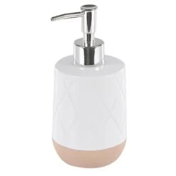 Beliani - LEBU - Badkamerset - Wit - Keramiek -Meubels Voor Thuis 11290696