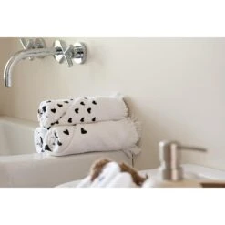 Clayre & Eef Gastendoekje 40x66 Cm Zwart Wit Katoen Vogel Toilet 9 Clayre & Eef Gastendoekje 40x66 Cm Zwart Wit Katoen Vogel Toilet -Meubels Voor Thuis 11302933