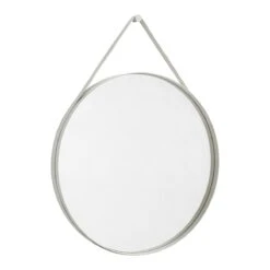 HAY Strap Spiegel Ø 70 Cm - Light Grey