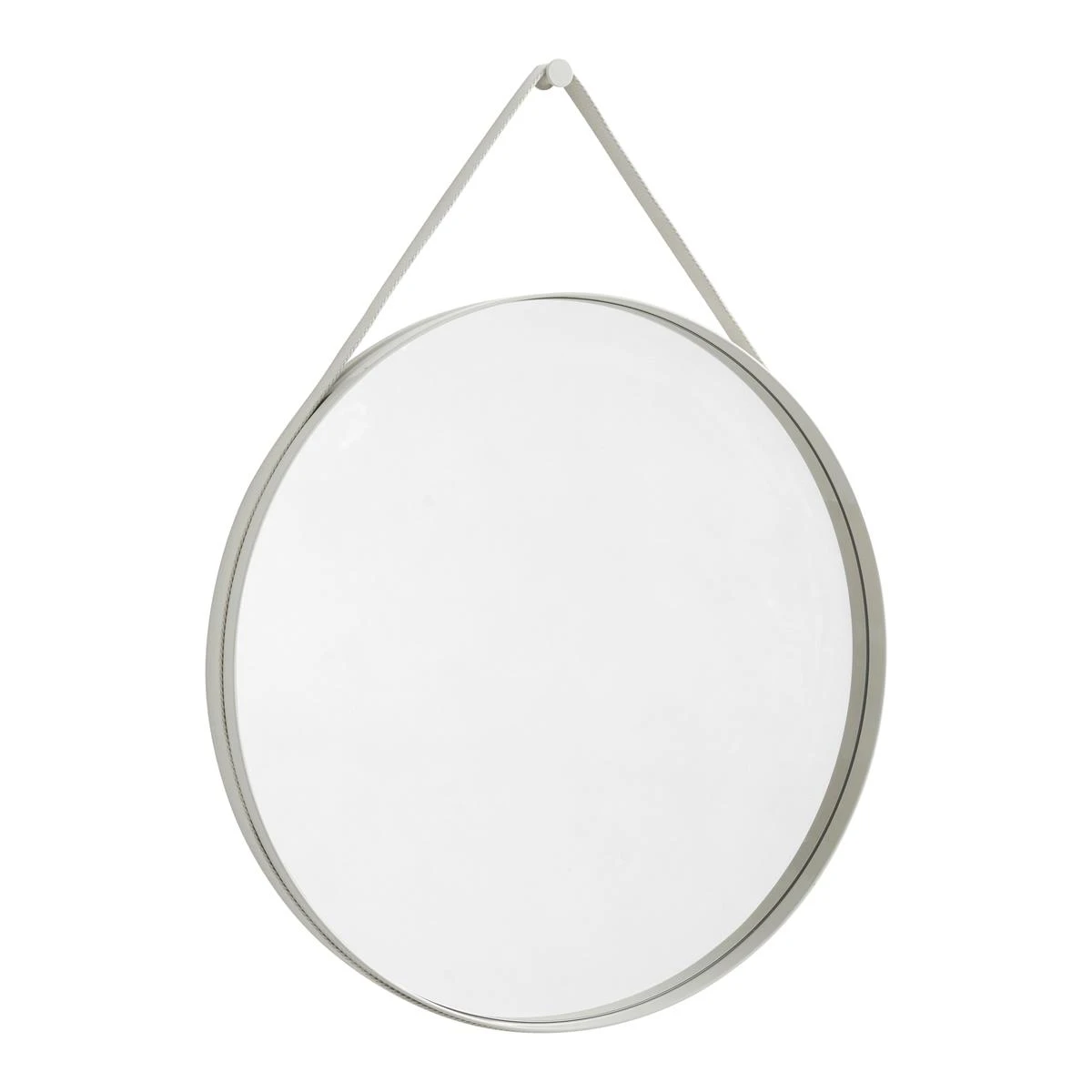 HAY Strap Spiegel Ø 70 Cm - Light Grey 3 HAY Strap Spiegel Ø 70 Cm - Light Grey