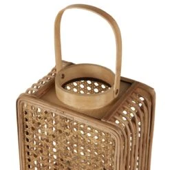 Beliani - BANTUL - Lantaarn - Natuurlijk - PE Rotan -Meubels Voor Thuis 11328656