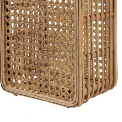 Beliani - BANTUL - Lantaarn - Natuurlijk - PE Rotan -Meubels Voor Thuis 11328657