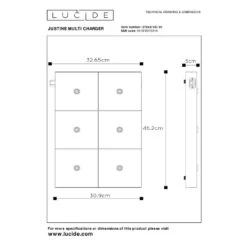 Lucide THE DOCK Tafellamp - Zwart -Meubels Voor Thuis 11391920