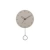 Karlsson - Wall Clock Studs Pendulum Wood Warm Grey -Meubels Voor Thuis 11431297