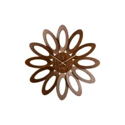 Karlsson - Wall Clock Fiore Dark Wood Veneer