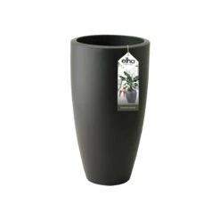 Elho Pure Soft Round High Bloempot Ø 35 Cm - Antraciet -Meubels Voor Thuis 11435328