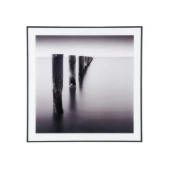 Present Time Wanddecoratie Poles In Water Medium - Zwart - 2x50x50cm