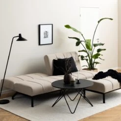 By FonQ Lines Slaapbank - Beige -Meubels Voor Thuis 11460963