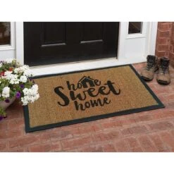 SVJ Deurmat ''Home Sweet Home'' - 40x60 Cm - Bruin - Set Van 10 9 SVJ Deurmat ''Home Sweet Home'' - 40x60 Cm - Bruin - Set Van 10 -Meubels Voor Thuis 11462373