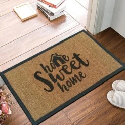 SVJ Deurmat ''Home Sweet Home'' - 40x60 Cm - Bruin - Set Van 10 10 SVJ Deurmat ''Home Sweet Home'' - 40x60 Cm - Bruin - Set Van 10 -Meubels Voor Thuis 11462379