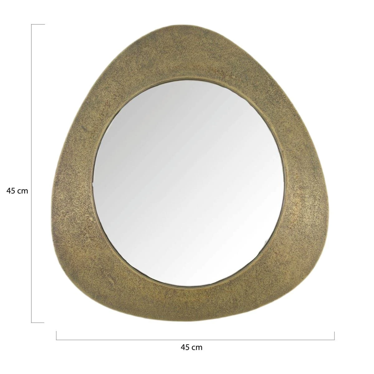 DKNC - Spiegel Turku - Aluminium - 45x2x45cm - Brons 4 DKNC - Spiegel Turku - Aluminium - 45x2x45cm - Brons - Afbeelding 2