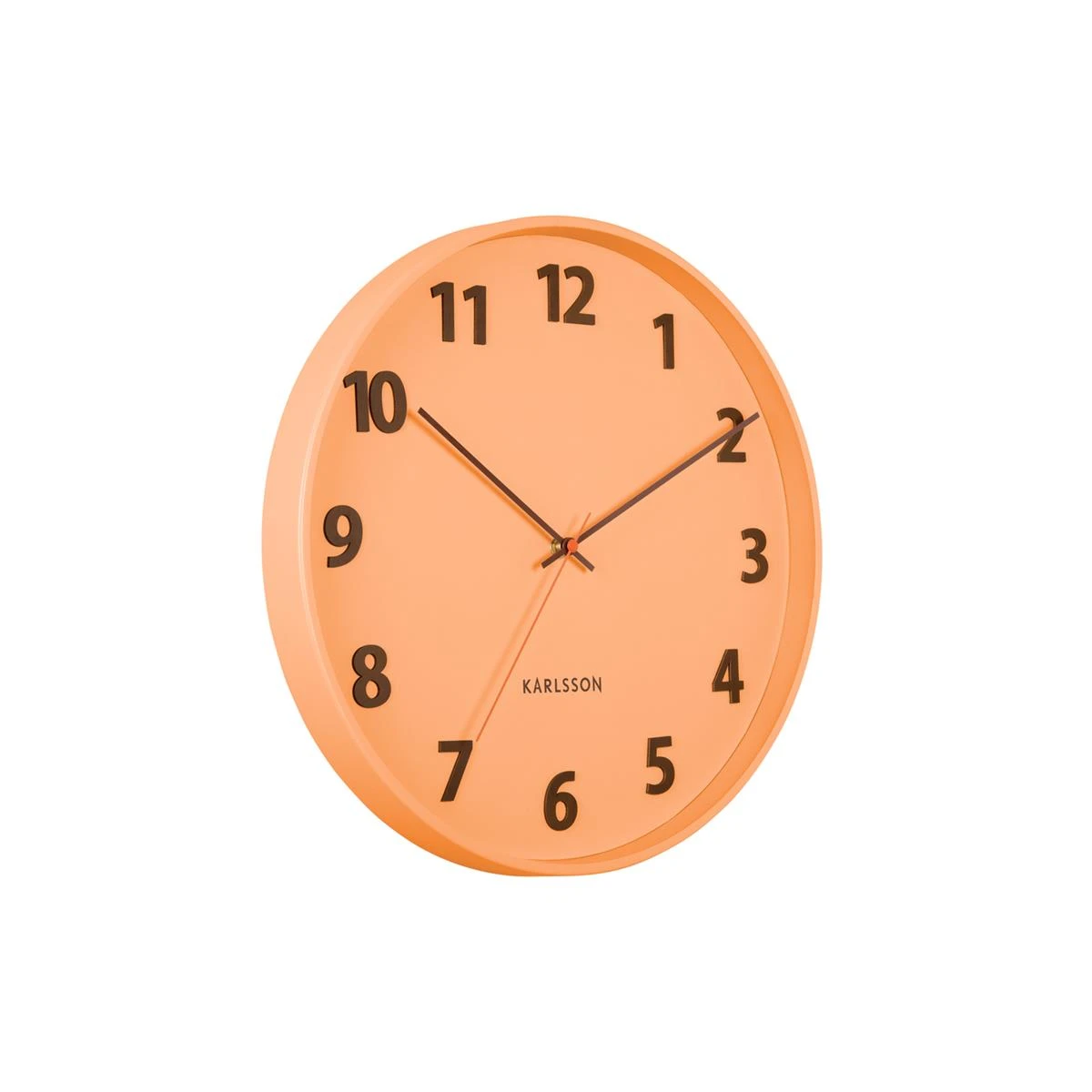 Karlsson - Wandklok Summertime - Oranje - Ø40cm 3 Karlsson - Wandklok Summertime - Oranje - Ø40cm