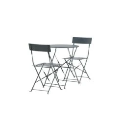 Nest Outdoor Lovisa Metalen Tuinset Donkergrijs -Meubels Voor Thuis 11480331