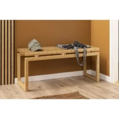 Lisomme Jort Bamboe Bankje Naturel - 100 X 44 Cm -Meubels Voor Thuis 11480336