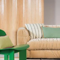 By FonQ Linen Line Sierkussen 50 X 50 Cm - Beige -Meubels Voor Thuis 11513973