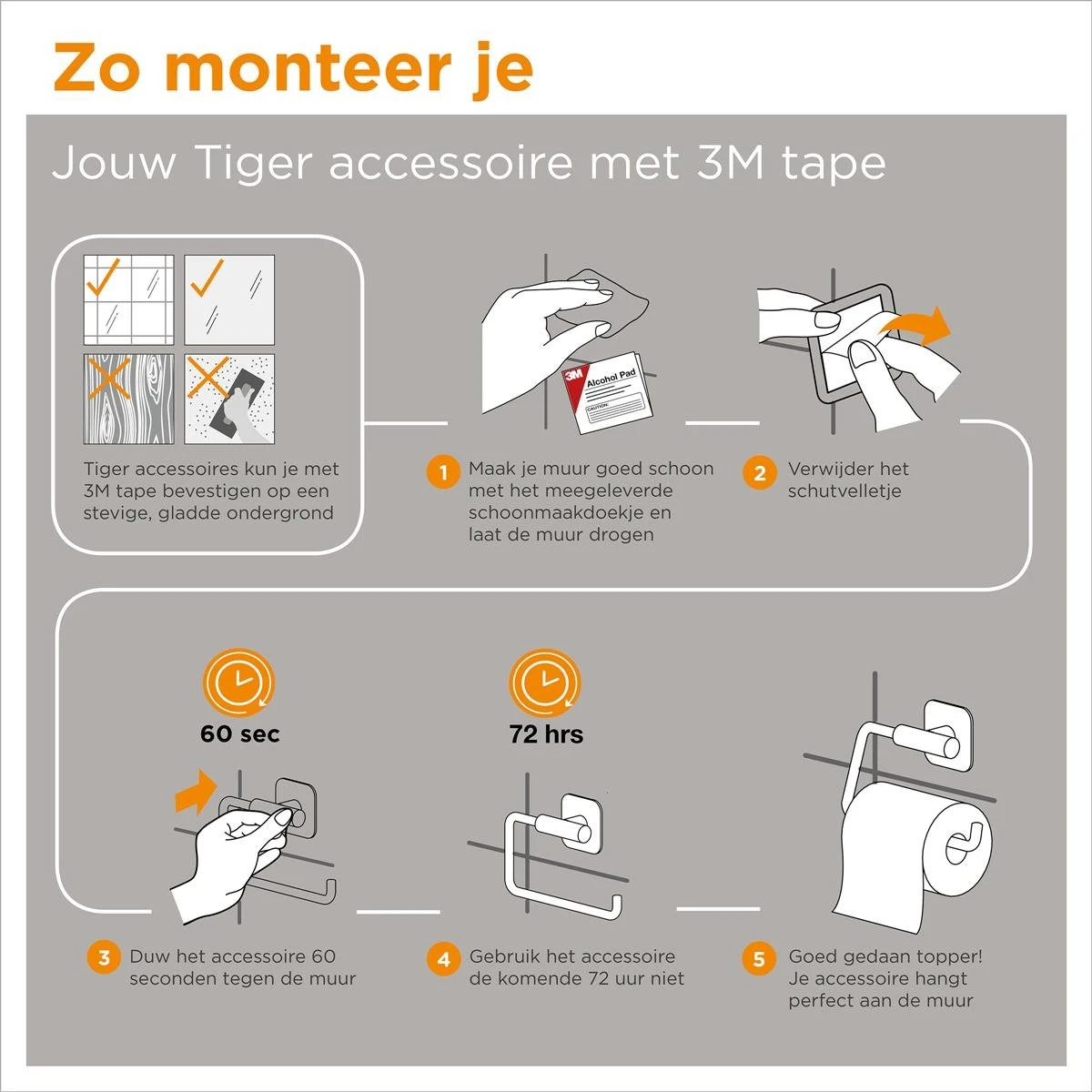 Tiger Colar Handdoekrek 10 Tiger Colar Handdoekrek - Afbeelding 8