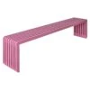 HKliving Slatted Bankje - Hot Pink -Meubels Voor Thuis 11536283