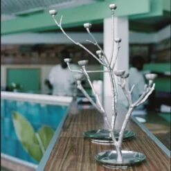 POLSPOTTEN Twiggy Kandelaar L - Zilver -Meubels Voor Thuis 11559472