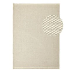 By FonQ Chess Vloerkleed - 200 X 300 Cm - Crème