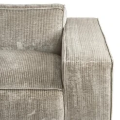 By FonQ Chunky Chaise Longue Links - Champagne - Rib -Meubels Voor Thuis 11597947