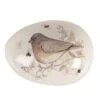 Clayre & Eef Decoratie Beeld Ei 7 Cm Wit Bruin Keramiek Vogel 2 Clayre & Eef Decoratie Beeld Ei 7 Cm Wit Bruin Keramiek Vogel -Meubels Voor Thuis 11605133