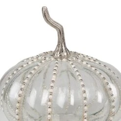 Clayre & Eef Decoratie Pompoen Ø 16x19 Cm Transparant Glas -Meubels Voor Thuis 11605306