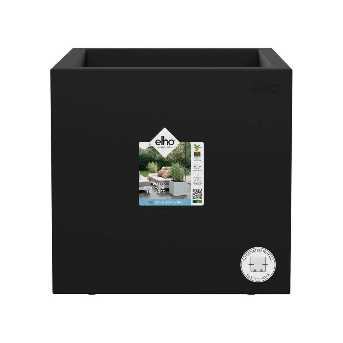 Elho Vivo Next Plantenbak B 40 Cm - Zwart 8 Elho Vivo Next Plantenbak B 40 Cm - Zwart - Afbeelding 6