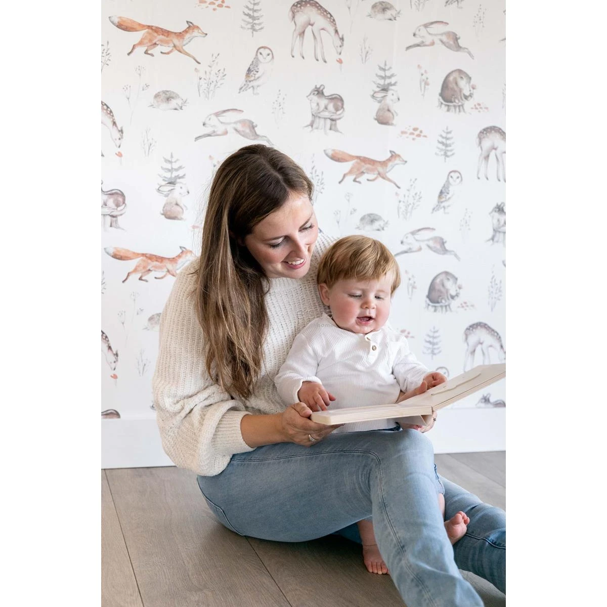 ESTAhome Behang Vintage Bosdieren Wit, Oranje En Bruin - 0,53 X 10,05 12 ESTAhome Behang Vintage Bosdieren Wit, Oranje En Bruin - 0,53 X 10,05 - Afbeelding 10