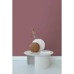 ESTAhome Behang Linnenstructuur Bordeaux Rood - 0,53 X 10,05 M - 14874 -Meubels Voor Thuis 11645897