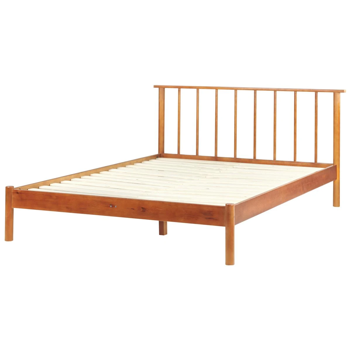 Beliani - BARRET II - Bed - Lichtbruin - 140 X 200 Cm - Dennenhout 5 Beliani - BARRET II - Bed - Lichtbruin - 140 X 200 Cm - Dennenhout - Afbeelding 3