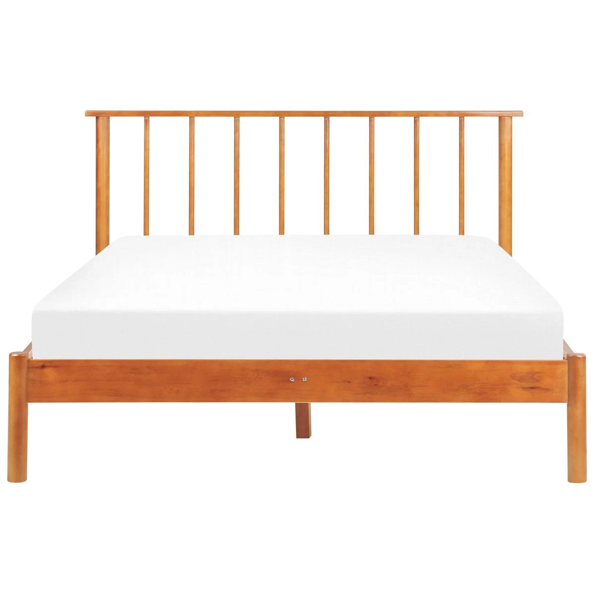 Beliani - BARRET II - Bed - Lichtbruin - 140 X 200 Cm - Dennenhout 6 Beliani - BARRET II - Bed - Lichtbruin - 140 X 200 Cm - Dennenhout - Afbeelding 4