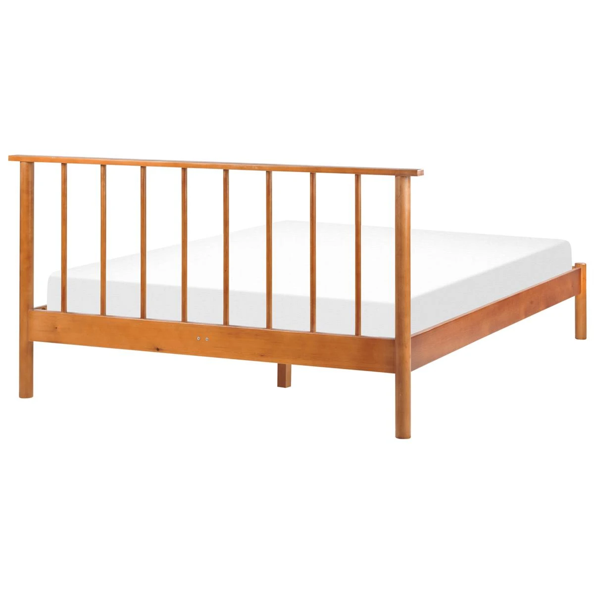 Beliani - BARRET II - Bed - Lichtbruin - 140 X 200 Cm - Dennenhout 7 Beliani - BARRET II - Bed - Lichtbruin - 140 X 200 Cm - Dennenhout - Afbeelding 5