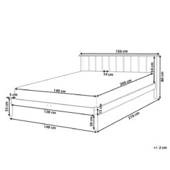 Beliani - BARRET II - Bed - Lichtbruin - 140 X 200 Cm - Dennenhout 21 Beliani - BARRET II - Bed - Lichtbruin - 140 X 200 Cm - Dennenhout -Meubels Voor Thuis 11651610