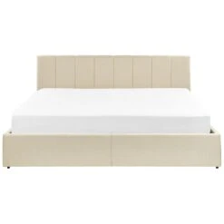 Beliani-DREUX-Bed Met Opbergruimte-Beige-180 X 200 Cm-Polyester -Meubels Voor Thuis 11651756