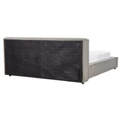 Beliani - LINARDS - Bed - Grijs - 160 X 200 Cm - Polyester 16 Beliani - LINARDS - Bed - Grijs - 160 X 200 Cm - Polyester -Meubels Voor Thuis 11656760