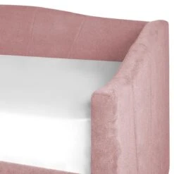 Beliani - VITTEL - Bed Met Opberger - Roze - Polyester -Meubels Voor Thuis 11656876
