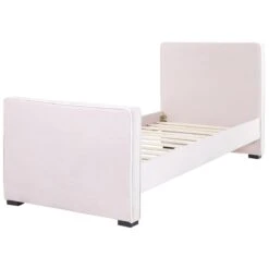 Beliani - TEENIE - Eenpersoonsbed - Roze - Fluweel -Meubels Voor Thuis 11656927