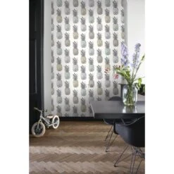 ESTAhome XXL Behang Ananassen Beige, Mintgroen En Grijs - 50 X 900 Cm 24 ESTAhome XXL Behang Ananassen Beige, Mintgroen En Grijs - 50 X 900 Cm -Meubels Voor Thuis 11666916
