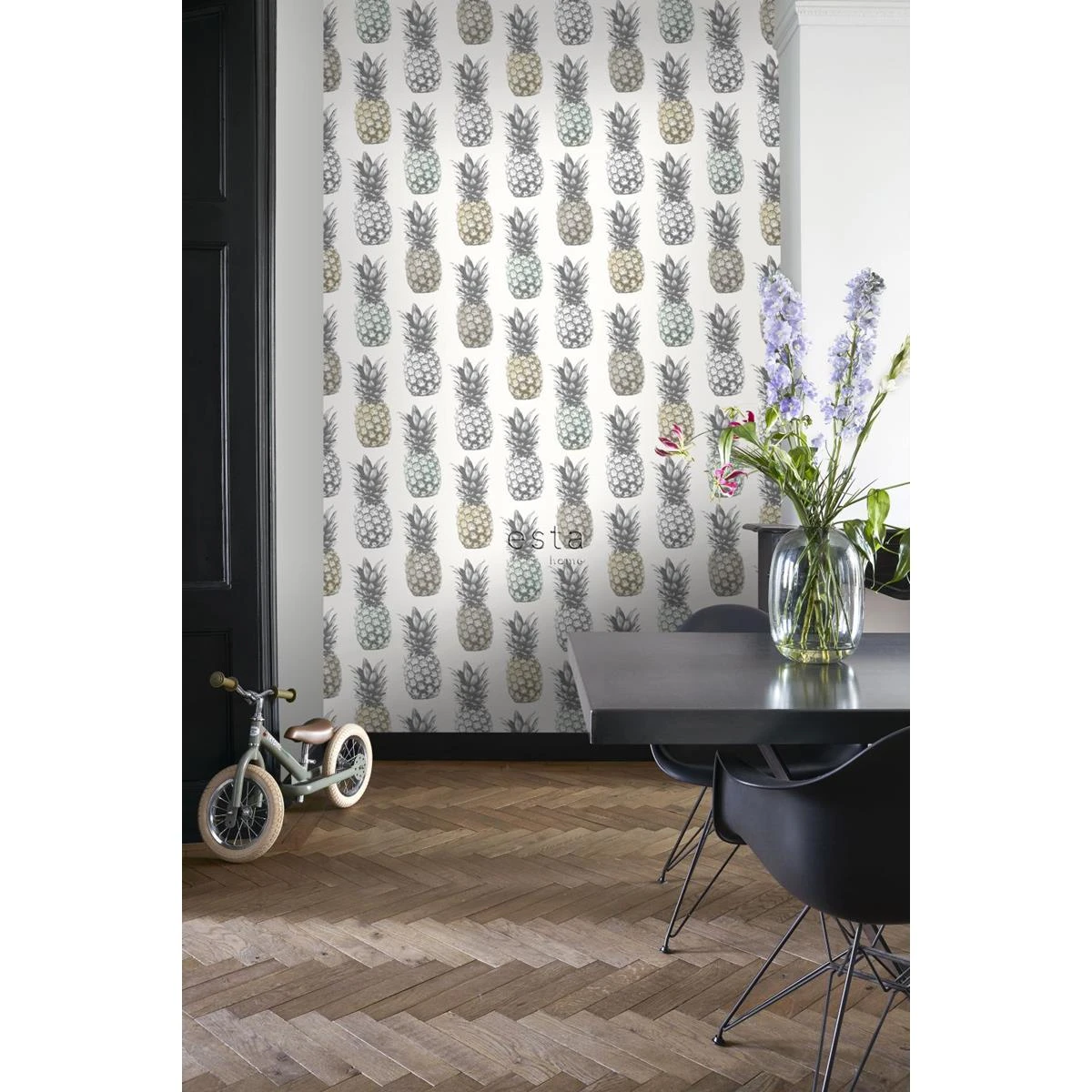 ESTAhome XXL Behang Ananassen Beige, Mintgroen En Grijs - 50 X 900 Cm 14 ESTAhome XXL Behang Ananassen Beige, Mintgroen En Grijs - 50 X 900 Cm - Afbeelding 12