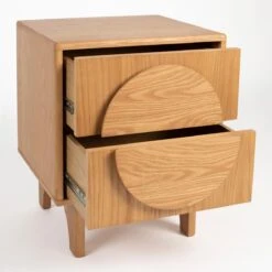 Zuiver Groove Nachtkastje - Naturel Eiken -Meubels Voor Thuis 11676462