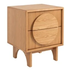 Zuiver Groove Nachtkastje - Naturel Eiken -Meubels Voor Thuis 11676495
