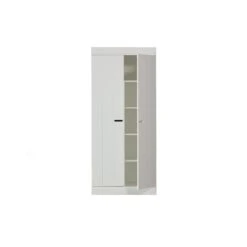 WOOOD Lage Kast 2-Deurs Connect - Grenen - Wit - 175x77x56 -Meubels Voor Thuis 11680068