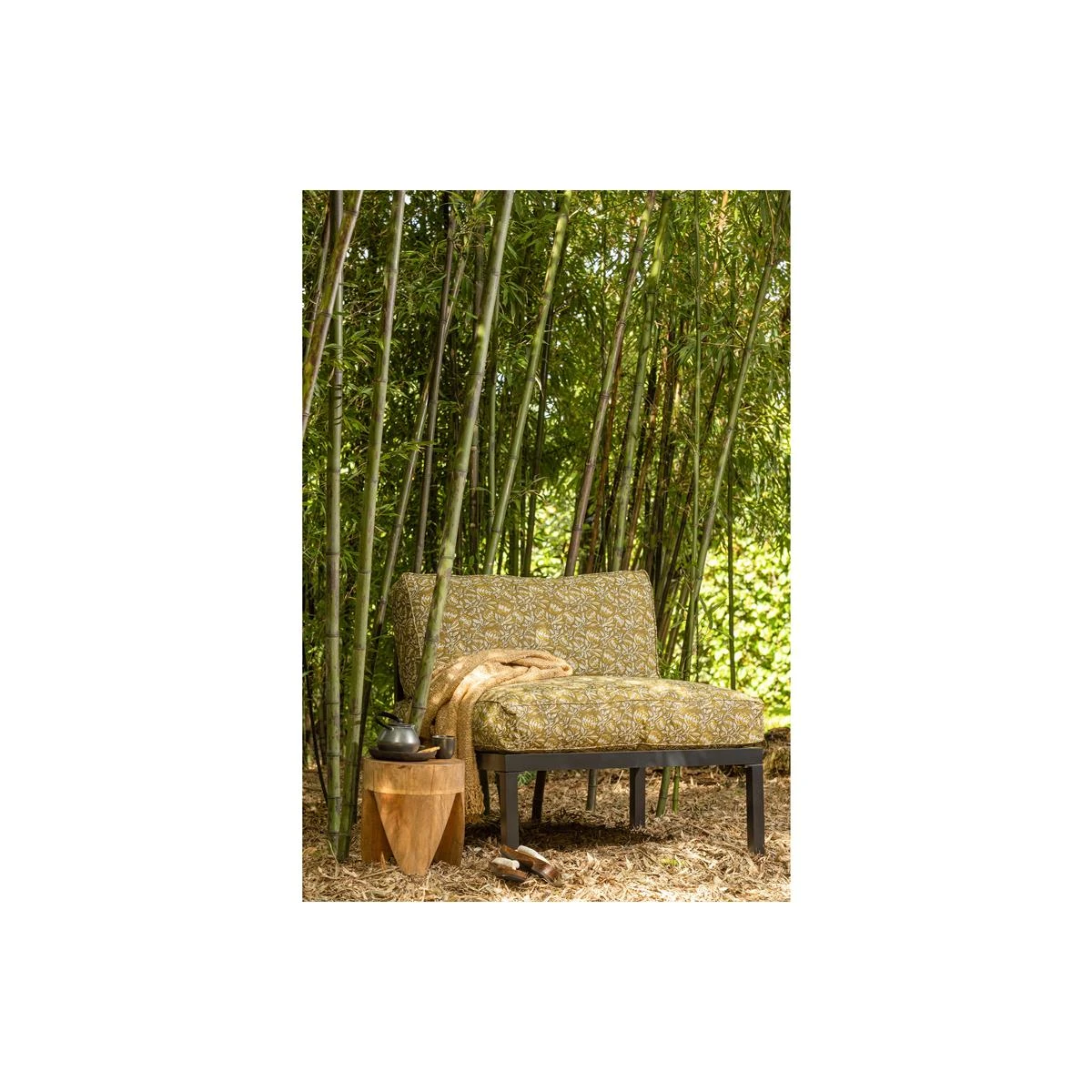 WOOOD Loungebankje Buiten George - Aluminium - Zwart - 73x90x83 8 WOOOD Loungebankje Buiten George - Aluminium - Zwart - 73x90x83 - Afbeelding 6