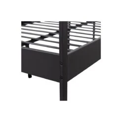 WOOOD Twijfelaar Mees - Metaal - Zwart - 90X208X125 -Meubels Voor Thuis 11680325