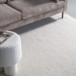 By FonQ Chess Vloerkleed - 200 X 300 Cm - Crème -Meubels Voor Thuis 11687704