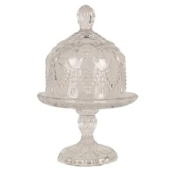 Clayre & Eef Stolp Ø 11x17 Cm Transparant Glas Rond