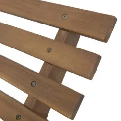 Beliani - BRESCIA - Strandstoel Set Van 2 - Lichte Houtkleur|Taupe -Meubels Voor Thuis 11712717