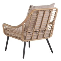 Beliani - LAURETO - Bistroset Voor 2 - Natuurlijk - PE Rotan -Meubels Voor Thuis 11712727