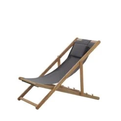 Beliani - AVELLINO - Strandstoel - Grijs - Polyester -Meubels Voor Thuis 11712742